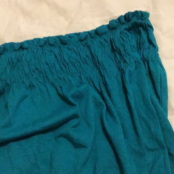 Donna Nicole teal tube top - Picture 2 of 2